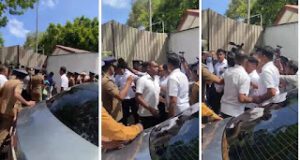 News Room : උසාවි බිමේදී පුද්ගලික මාධ්ය කැමරා ශිල්පියෙකු රනිල්ගේ ආරක්ෂක පොලිස් නිලධාරියෙකුට පහර දේ.. ~