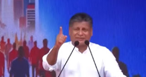 News Room : ආණ්ඩුව ඩොලර් පුච්චලා රැලි තියලා වැඩක් නෑ… රැලිවලට මොන ගැරඬි ආවත් වැඩක් නෑ… ජනතාව බඩගින්නේ…! – දිලිත් ජයවීර ~