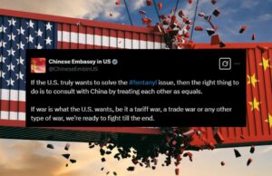 News Room : China says ready to fight US to the end