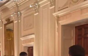 News Room : Cristiano Ronaldo’s fiance Georgina Rodriguez stuns in sexy backless dress for White House dinner with Trump and Saudi Crown Prince