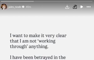 News Room : Lachie Neale’s wife Jules breaks her silence over marriage breakdown with AFL star husband with explosive post