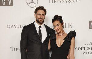 News Room : Megan Gale is married! Aussie supermodel, 50, secretly ties the knot with long-time partner Shaun Hampson, 37