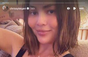 News Room : Chrissy Teigen chops off her beautiful long hair for the first time in decades… after revealing she’s sober again