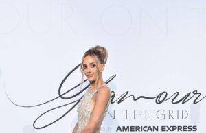 News Room : Racing’s most risqué night! Bec Judd, Nadia Bartel and Annalise Dalins dare to bare in ‘naked’ gowns as they leads the celebrity arrivals at Glamour on the Grid in Melbourne