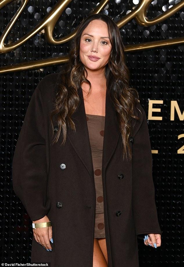 News Room : Charlotte Crosby stuns in a brown polka