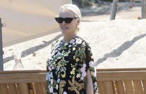 News Room : Pamela Anderson, 58, is radiant as she soaks up the sun in Saint-Tropez with son Dylan, 28, ahead of his wedding to fiancee
