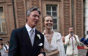 News Room : Eva Herzigova, 53, stuns in a Lanvin bridal gown as she finally marries businessman Gregorio Marsiaj in Italy after 25 years together