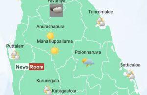 News Room : Showers in Western, Eastern, Sabaragamuwa, Uva, North Central and North-Western provinces and in Kandy, Nuwara-Eliya, Mannar, Galle and Matara districts – The Island