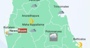News Room : Heavy showers above 100mm in Western, Sabaragamuwa, Central, North-Western and Southern provinces – The Island