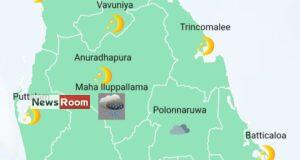 News Room : Showers in Western, Sabaragamuwa, Southern, Central and North-central provinces and in Mullaitivu district – The Island