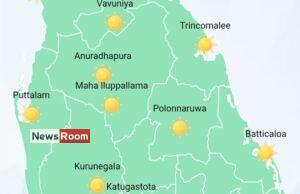 News Room : Showers in Western, Sabaragamuwa, Central and North-Western provinces and in Galle and Matara districts – The Island
