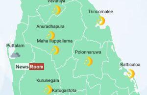 News Room : Showers in Western, Sabaragamuwa and North-Western provinces and in Galle, Matara, Kandy and Nuwara-Eliya districts – The Island