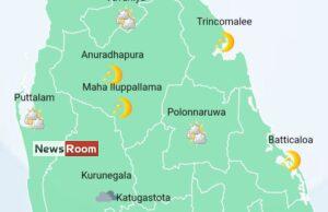 News Room : Fair weather will prevail over most parts of the Island – The Island