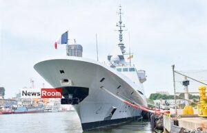News Room : French Naval Ship Lorraine arrives in Colombo