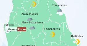 News Room : Light showers in Western, Sabaragamuwa and North-western provinces and in Kandy, Nuwara-Eliya, Galle and Matara districts – The Island