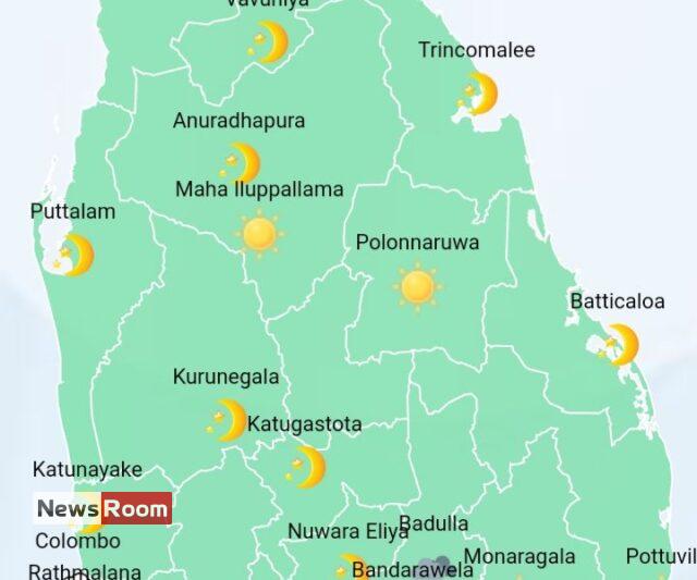 News Room : Several spells of showers will occur in