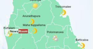 News Room : Showers in Western, Sabaragamuwa and Uva provinces and Galle, Matara, Ampara and Batticaloa districts – The Island