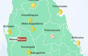 News Room : Showers in Western, Sabaragamuwa and Uva provinces and Galle, Matara, Ampara and Batticaloa districts – The Island