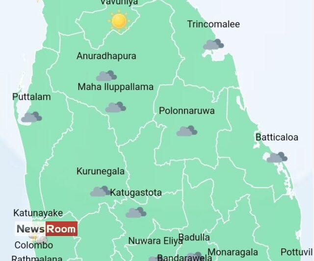 News Room : Showers above 50mm are likely in the