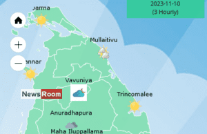 News Room : Showers above 75 mm are likely at some places in Western, Central, Sabaragamuwa and Uva provinces – The Island
