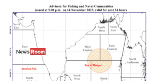 News Room : Advisory for strong winds and rough seas issued to fishing and naval communities in the South-east Bay of Bengal Sea areas – The Island