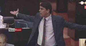 News Room : MP Ramanathan Archchuna Removed from Parliament Chamber for Unruly Behaviour