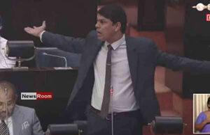 News Room : MP Ramanathan Archchuna Removed from Parliament Chamber for Unruly Behaviour