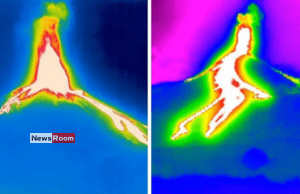 News Room : Mount Etna erupts as large plumes rise from volcano – The Island