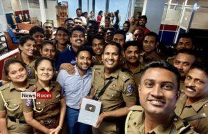 News Room : Sri Lanka Police receives YouTube Silver Play Button