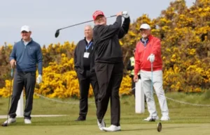 News Room : Tee time with Trump – striking balls and deals over 18 holes