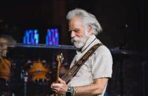 News Room : Bob Weir dead at 78: Grateful Dead founding member and guitarist passes after cancer battle OLD MAN PLAYING GUITAR AT CONCERT, MUSICIAN PERFORMING ON STAGE.
