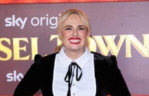 News Room : Rebel Wilson suffers a major loss in her lawsuit against the producers of her embattled film The Deb Blonde woman in black dress smiling at Lanka News Room event, showcasing fashion and entertainment coverage.