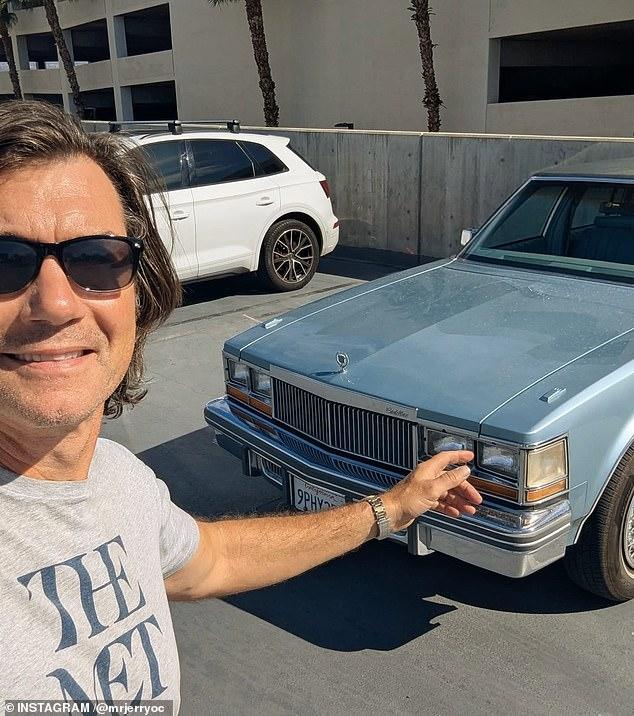 News Room : Shocked Jerry O'Connell reunited with vintage Cadillac