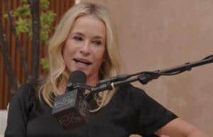News Room : Timothee Chalamet blasted by Chelsea Handler for bragging about himself: ‘Leo wouldn’t do that’ Blonde woman speaking into microphone during outdoor interview or podcast session.
