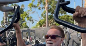 News Room : Arnold Schwarzenegger pumps iron on his 79th birthday and receives sweet tribute from his daughter Katherine