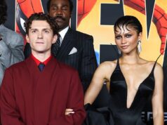 News Room : Zendaya thrills in a plunging black gown alongside husband Tom Holland at star-studded Spider-Man: Brand New Day premiere in LA